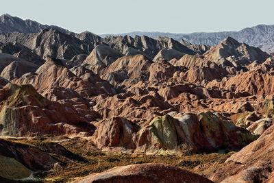 View of rocky mountain range