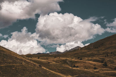 Panoramic view of landscape against sky