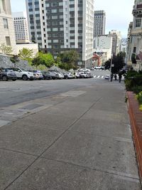 City street and buildings
