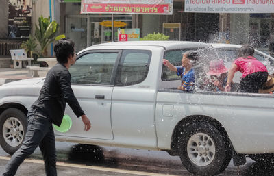 Car on street