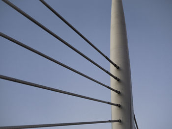 Low angle view of building against clear sky