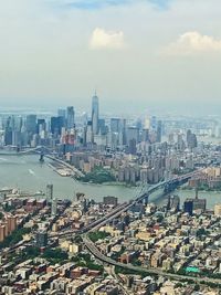 Aerial view of a city