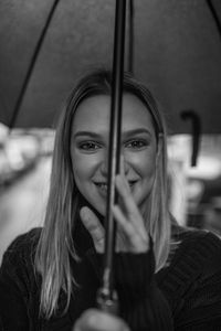 Portrait of woman smiling