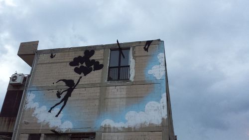 Low angle view of building against sky