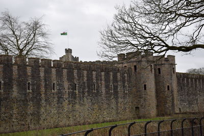 Low angle view of old building