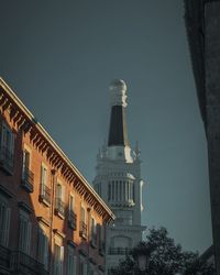 Low angle view of buildings against sky