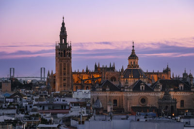 Buildings in city