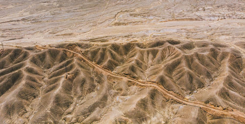 Full frame shot of sand dune