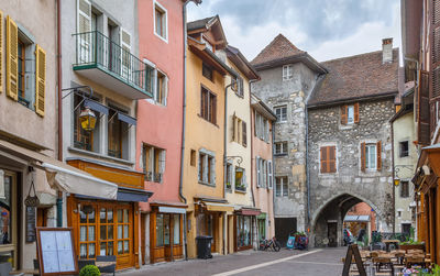 Street amidst buildings in city