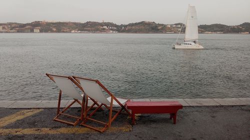 Lifeguard hut on beach