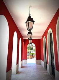 Corridor of building