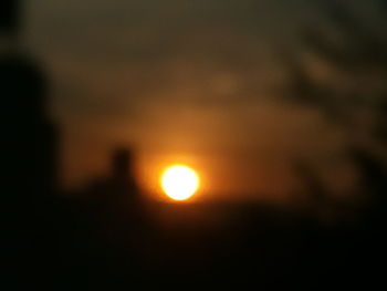 Scenic view of sky at sunset