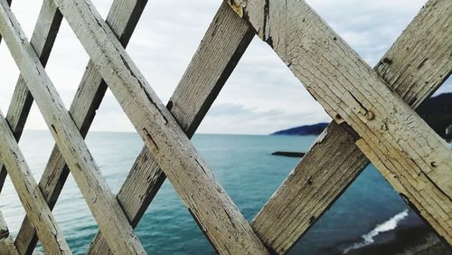 Tilt image of sea against sky