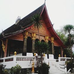 Low angle view of built structure against the sky