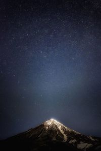 Snowcapped mountains against sky