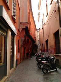 Street amidst buildings in city