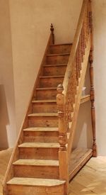 Low angle view of staircase in building