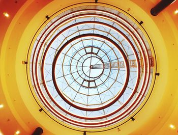 Glass dome from below