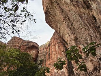 Low angle view of mountain