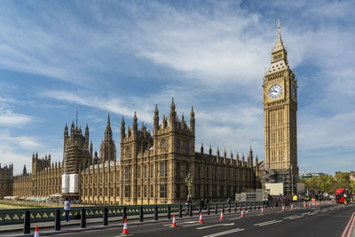 Uk, england, london, westminster bridge and palace of westminster