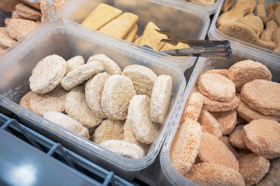 Close-up of food for sale at market stall