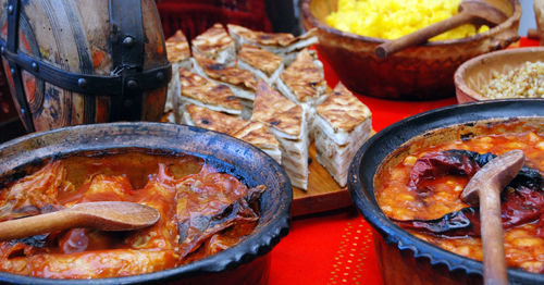 Close-up of seafood oaan market for sale