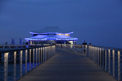 Pier on sea