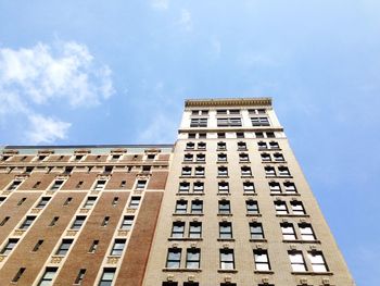 Low angle view of buildings against sky