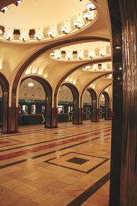 View of underground walkway