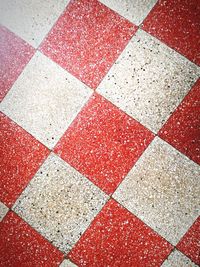 Full frame shot of tiled floor