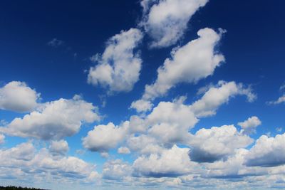 Low angle view of clouds in sky