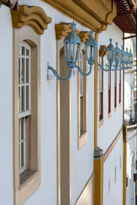 Low angle view of residential building