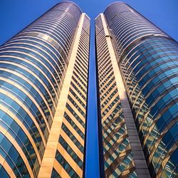 Low angle view of modern building