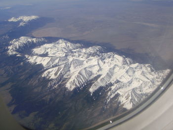 Aerial view of rural landscape