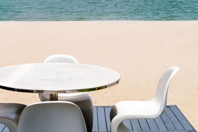 Image of sea view dinning table