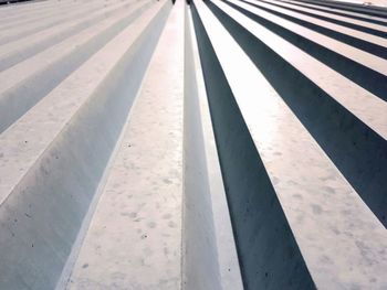 High angle view of railroad tracks