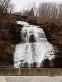 View of waterfall