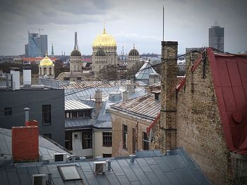 Buildings against sky