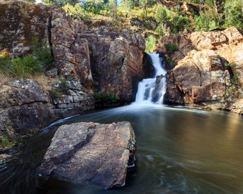 Waterfall in forest