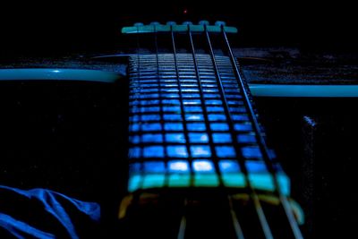 Low angle view of guitar