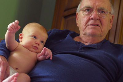 Portrait of a baby boy