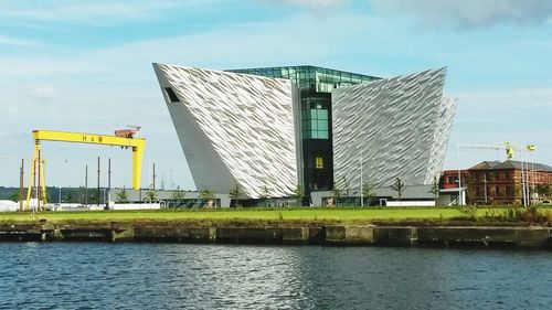 View of built structure against sky