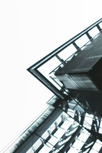 Low angle view of built structure against clear sky