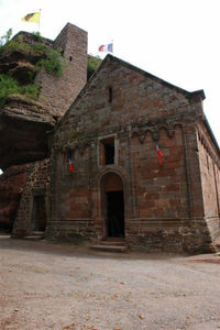 Low angle view of old building