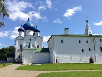 Church against blue sky