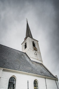 Low angle view of building against sky