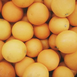 Full frame shot of fruits in market