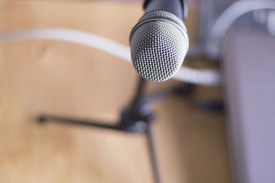 Close-up of electric fan