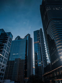 Low angle view of buildings against sky