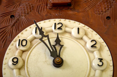 Close-up of clock